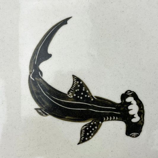 Rec.Plate Shark (6.5"x 5.25") by Takunobu Sawada