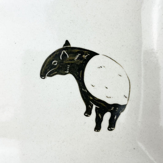 Rec.Plate Malayen Tapir (6.5"x 5.25") by Takunobu Sawada