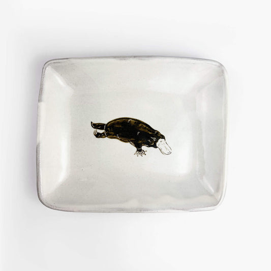 Rec. Plate Platypus (6.5"x 5.25") by Takunobu Sawada