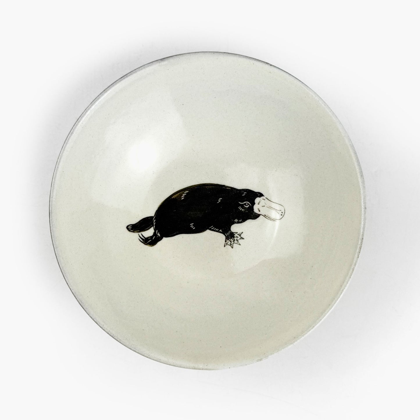 Round Plate Platypus (5.25"D) by Takunobu Sawada
