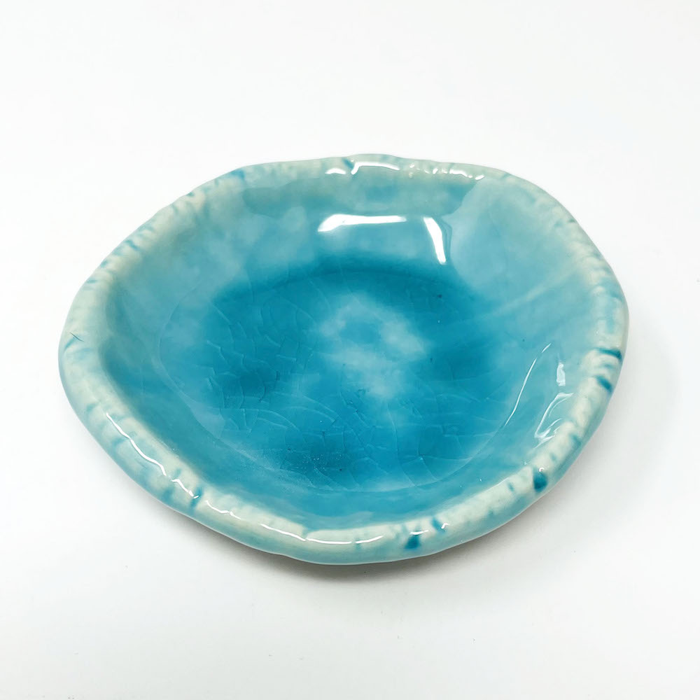 Dish Turquoise (3.75"x3.5") image 0