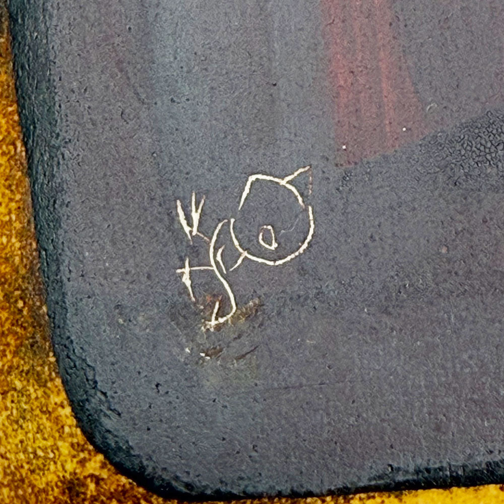 Sq Plate Hedgehog (9.75") by Yoji Horikoshi image 3