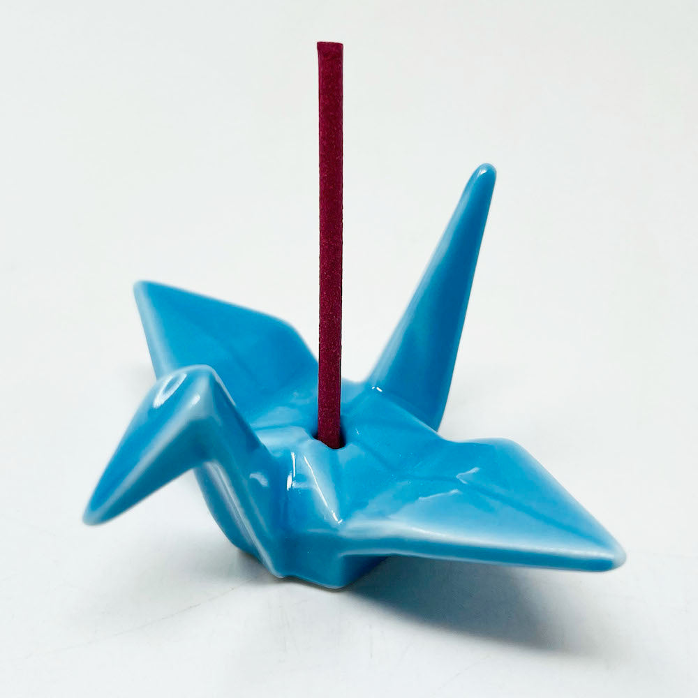 Incense Stand - Crane Light Blue image 2