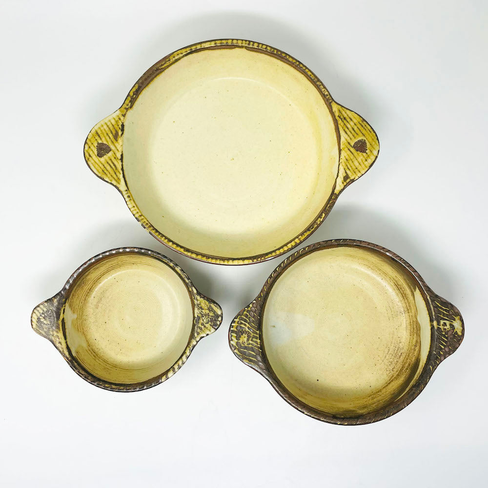 Oven safe Gratin Dish Small by Masayoshi Wakui (5.5"D) image 6