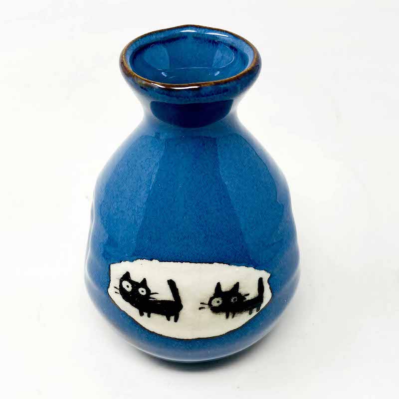 Sake Set 1:2 Cat/Blue image 7