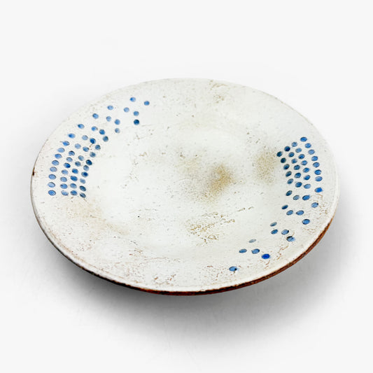 Momo-Iro Zogan Plate (6.25"D) by Makoto Kageyama