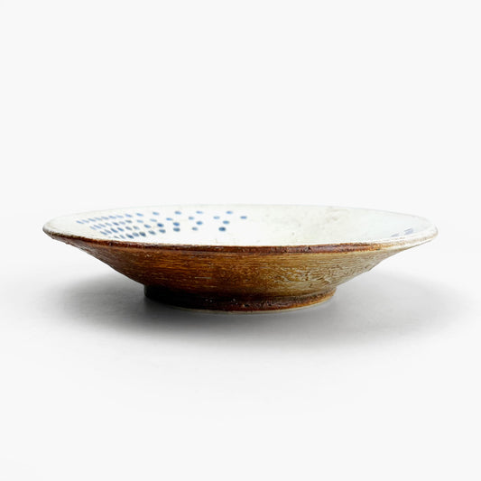 Momo-Iro Zogan Plate (6.25"D) by Makoto Kageyama