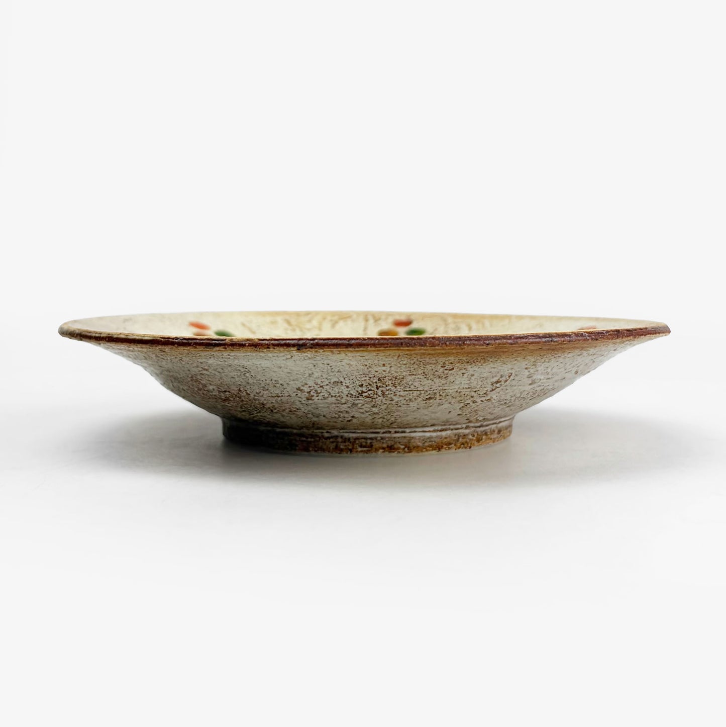 Momo-Iro Zogan Plate (6.25"D) by Makoto Kageyama