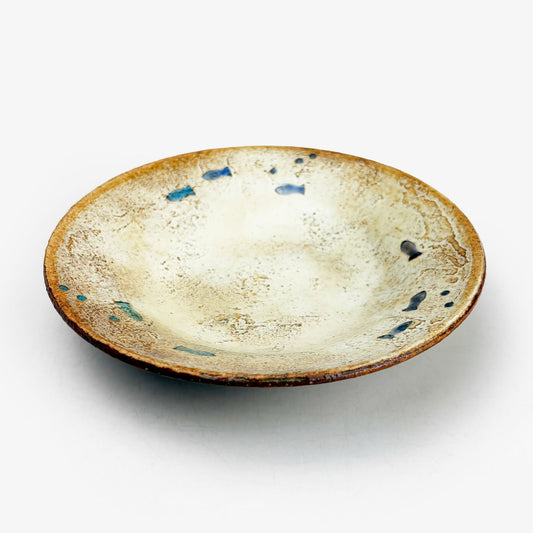 Momo-Iro Zogan Plate (6.25"D) by Makoto Kageyama
