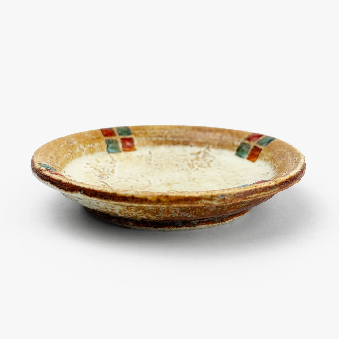 Momo-Iro Zogan Plate (4"D) by Makoto Kageyama