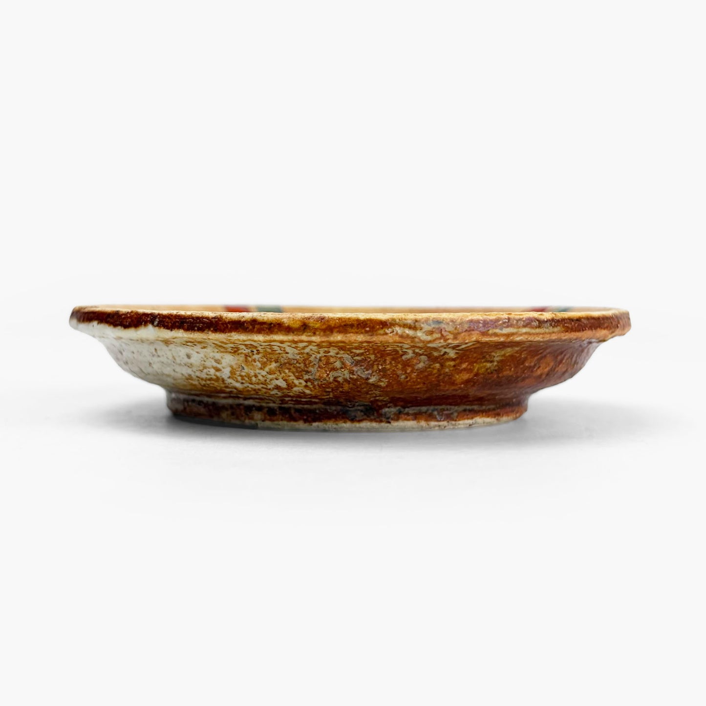 Momo-Iro Zogan Plate (4"D) by Makoto Kageyama