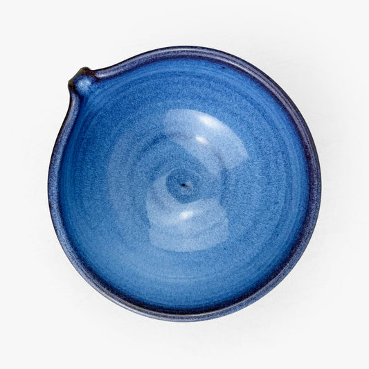 Matcha Bowl Lavender Blue Higashiyama-Yaki (5.75"D)