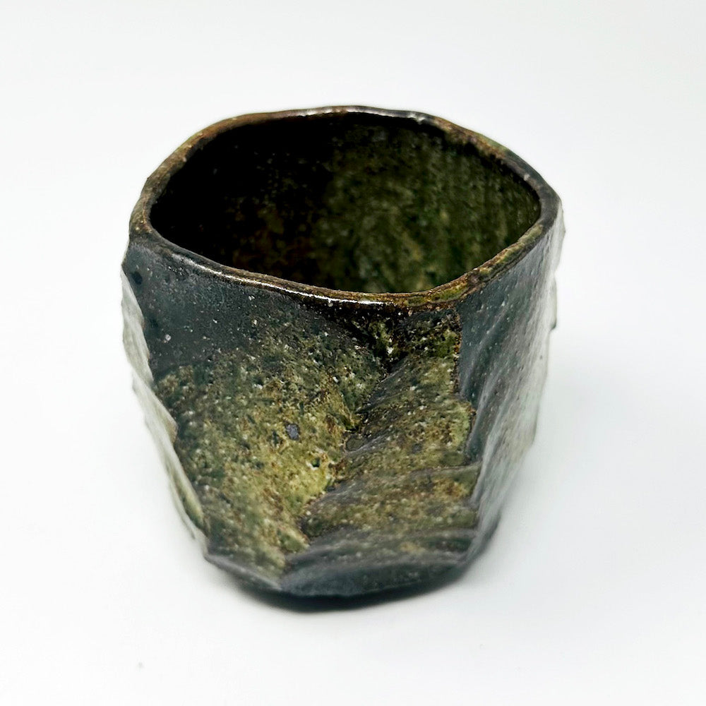 Yakishime Sochu Cup (10oz) by Bunga Yamamoto/ Hoju-gama