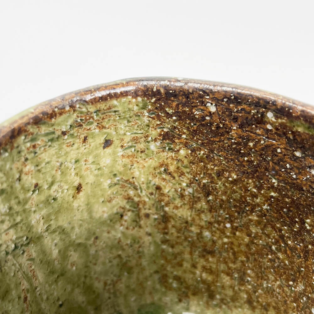 Yakishime Tea Cup (6.5oz) by Bunga Yamamoto/ Hoju-gama