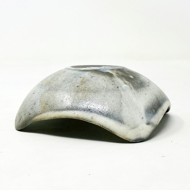 Asanoha Kobiki Small Dish (4.25"D) by Houju-gama
