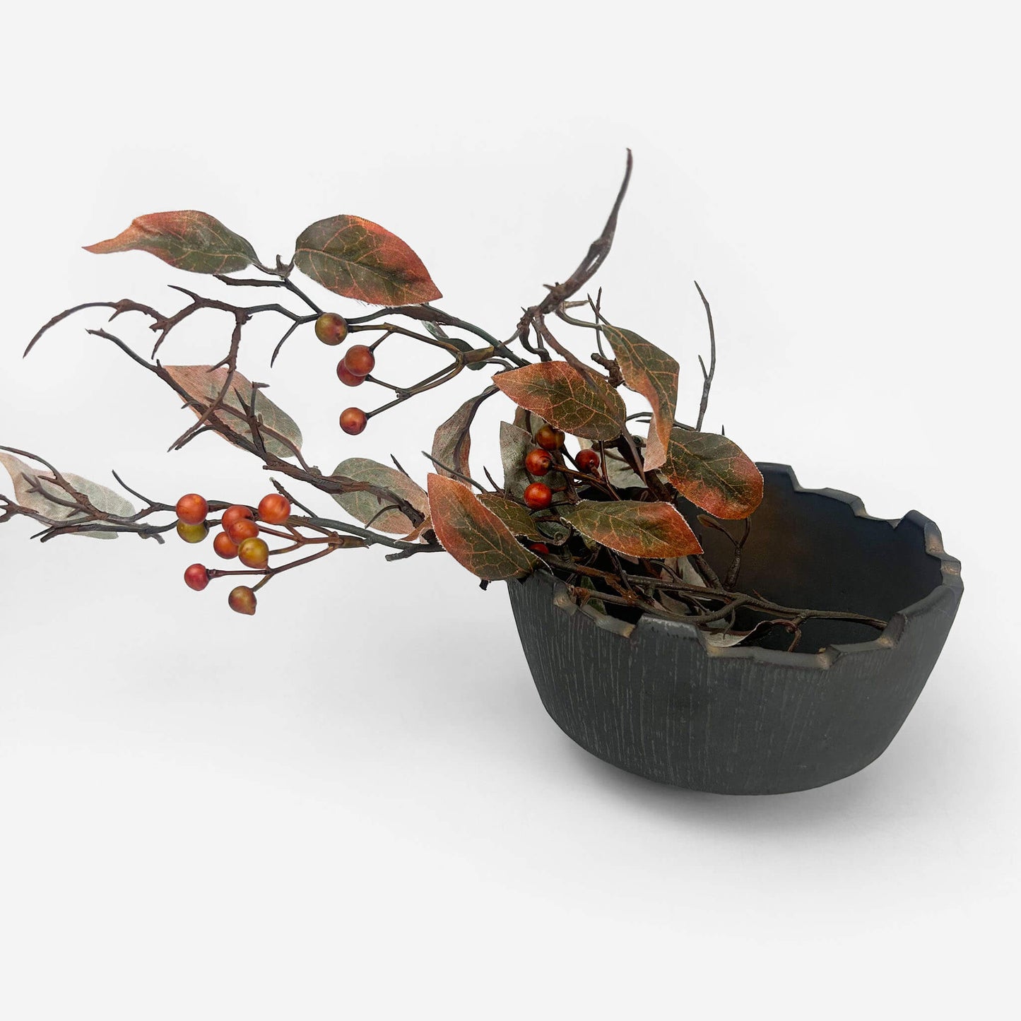Plants Pot Managan (5.5"D) by Bunga Yamamoto/ Hoju-gama