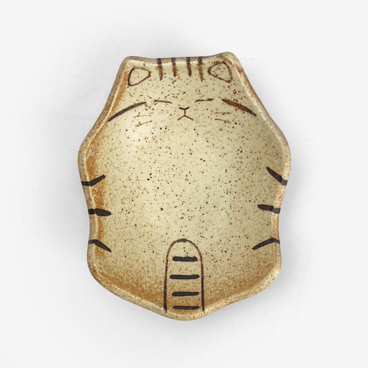 Animal Small Dish Cat (3.5" x 3") by Yoji Horikoshi