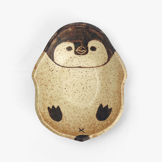 Animal Small Dish Emperor Penguin (3.5" x 3") by Yoji Horikoshi