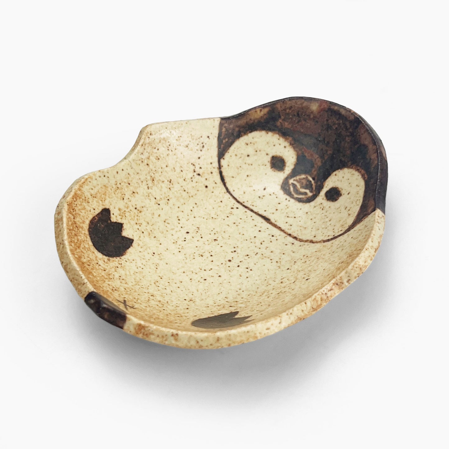 Animal Small Dish Emperor Penguin (3.5" x 3") by Yoji Horikoshi