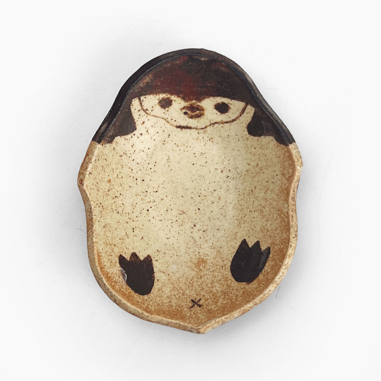 Animal Small Dish Chinstrap Penguin (3.5" x 3") by Yoji Horikoshi