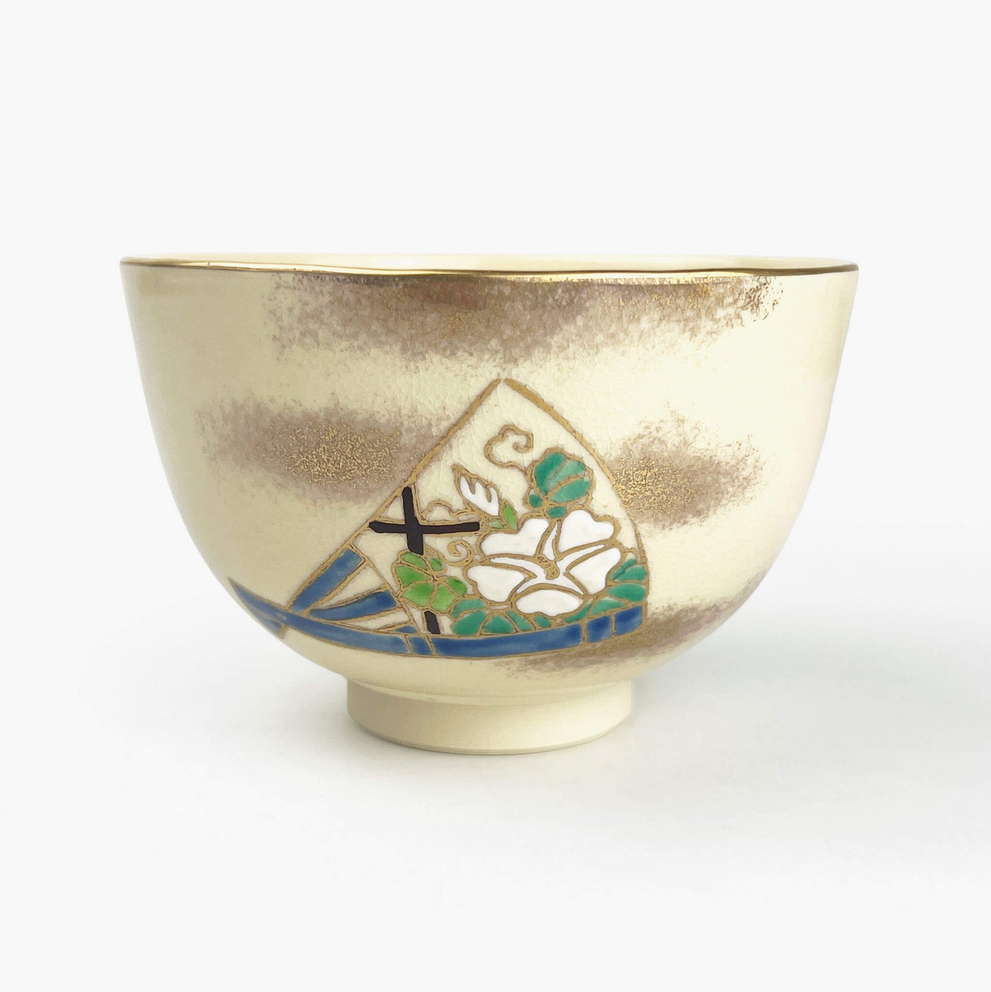 Matcha Bowl Ninsei Fan (8.5 oz)