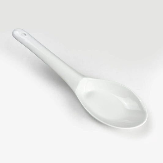 Large Renge Spoon White (8"L) image 0