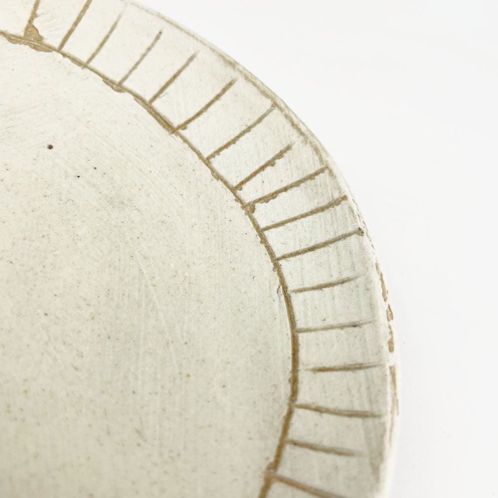 Saucer Plate Stripe (5.5"D) by rutawa rawajifu
