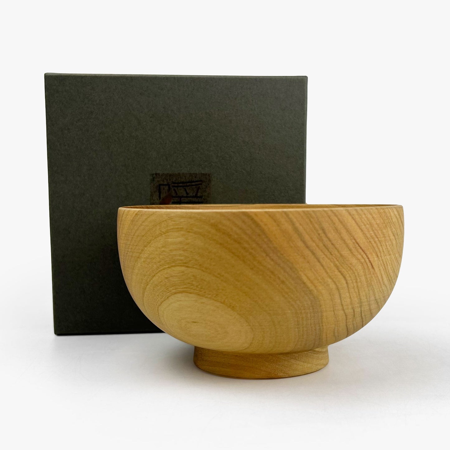 Wooden Soup Bowl Sakura (4.75"D)