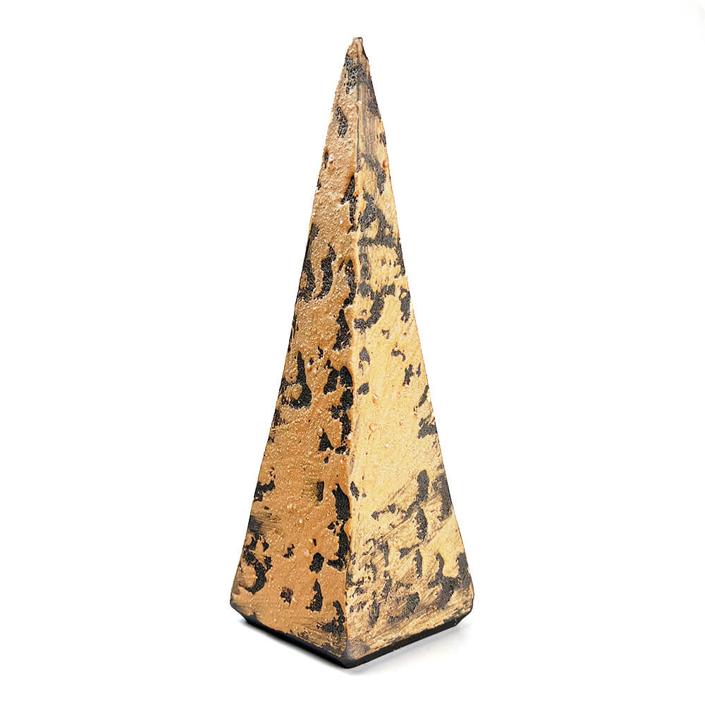 Shigaraki Gray and Orange Vase (12"H) image 3