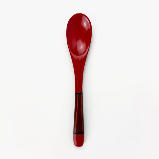 Wooden Coffee Spoon Red (5"L)