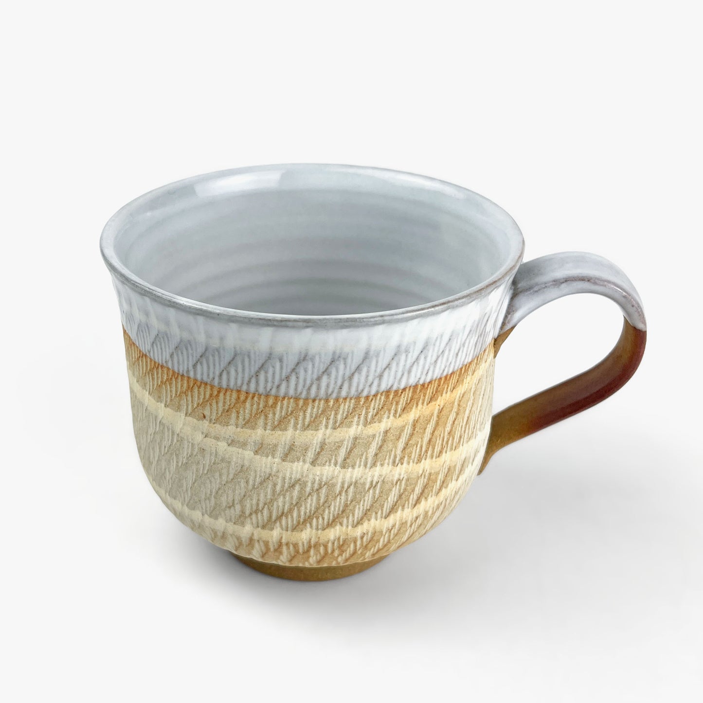 Tetote Mug Icchin White (12 fl.oz) by Keishuugama