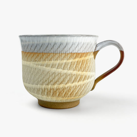 Tetote Mug Icchin White (12 fl.oz) by Keishuugama