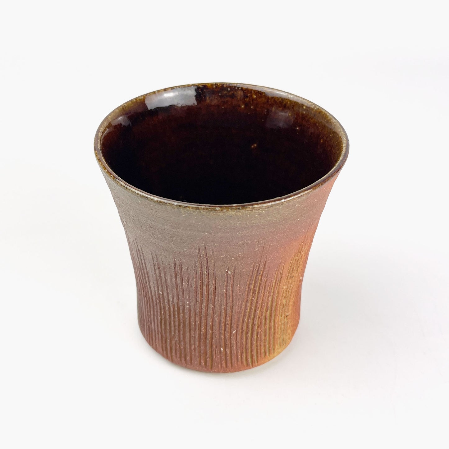 Tetote Fushime Cup Brown (10 fl.oz) by Keishuugama