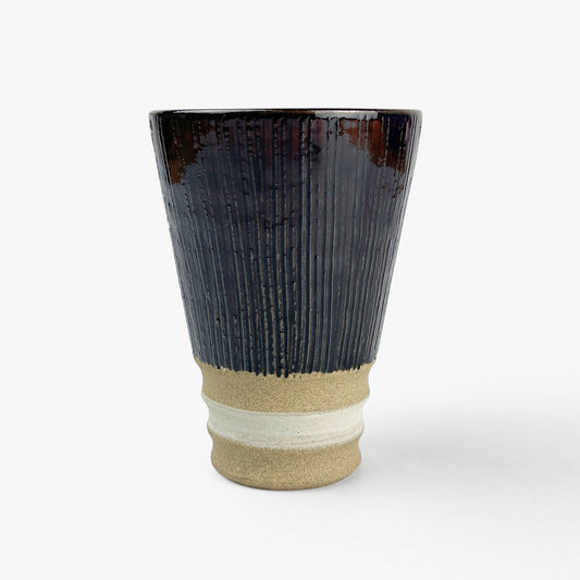 Shinogi Mini Cup Brown (5 fl.oz) by Keishuugama