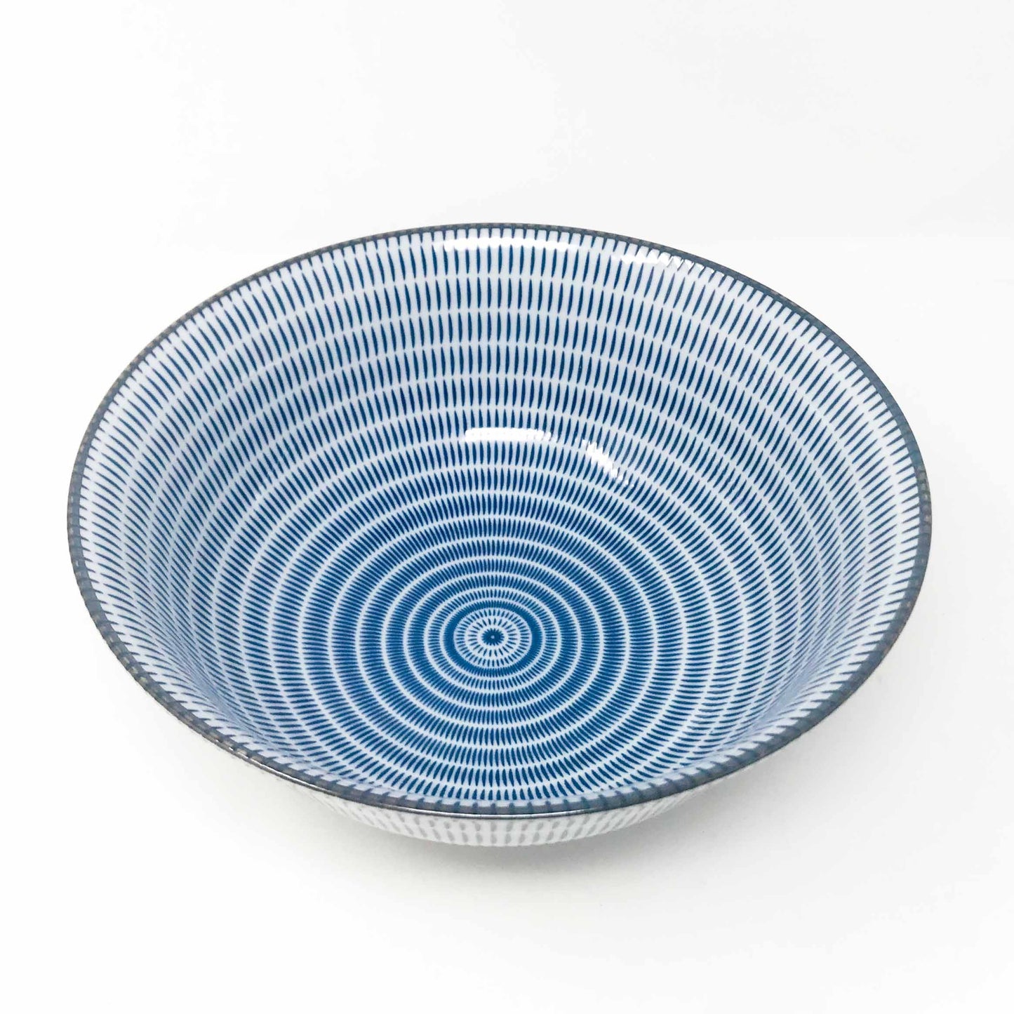 Ramen Bowl Tochiri Blue (8.25″D) image 1