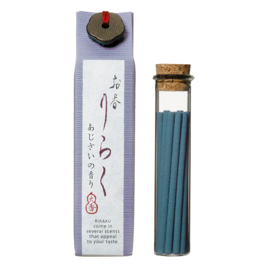 Nippon Kodo Riraku Incense - Hydrangea (15 sticks) image 0