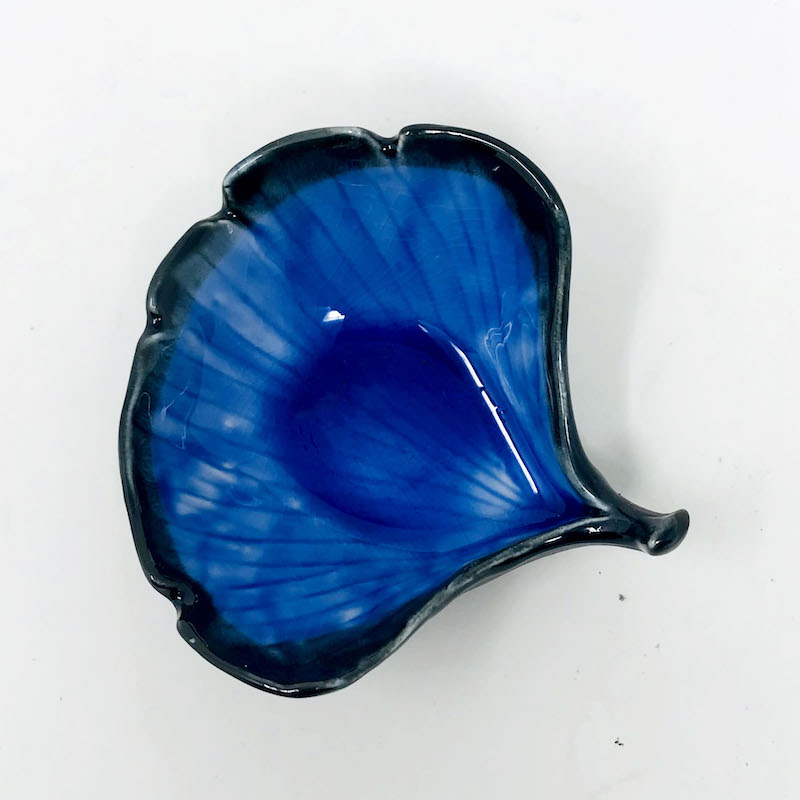 Small Dish- Icho Blue (3.5"D) image 2