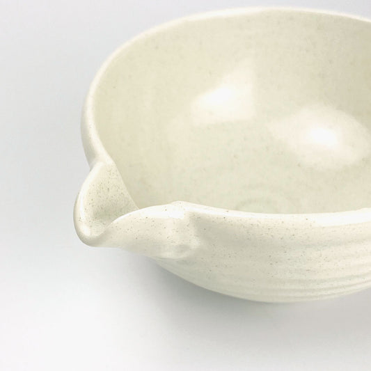 Kobiki White Katakuchi Bowl (6.5"x 5.5") image 1