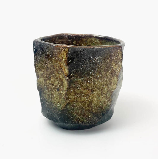 Yakishime Tea Cup (6.5oz) by Bunga Yamamoto/ Hoju-gama image 0