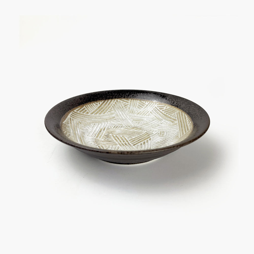 Shallow Bowl Kushimemon (6.5"D) image 0