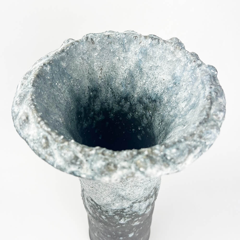 Shigaraki Trumpet Vase (13"H) image 4