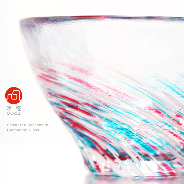 Tsugaru Vidro Glass Sake Cup<br>-Spring Haze- image 2