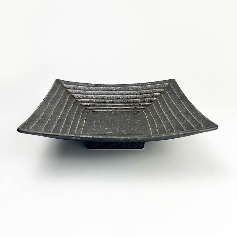 SQ. Shallow Bowl Metallic Brown (7.25"D) image 0