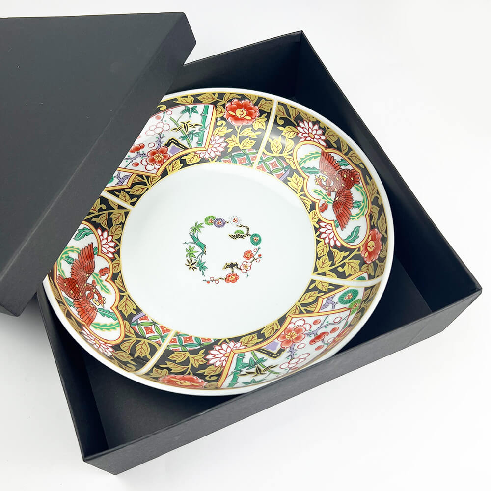 Arita Koimari Gold Moribachi Plate (9.75"D) image 1