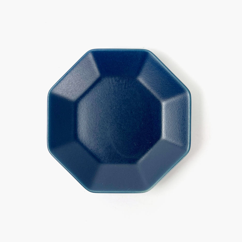 Small Hakkaku Dish Blue (3.25"D) image 1