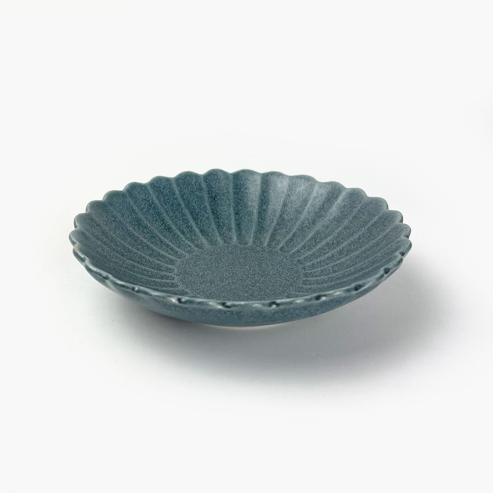 Dish Kiku Ash Gray (5"D) image 0
