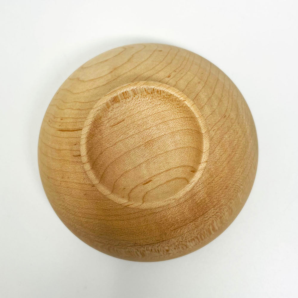 Wooden Soup Bowl Kids (4"D) image 3