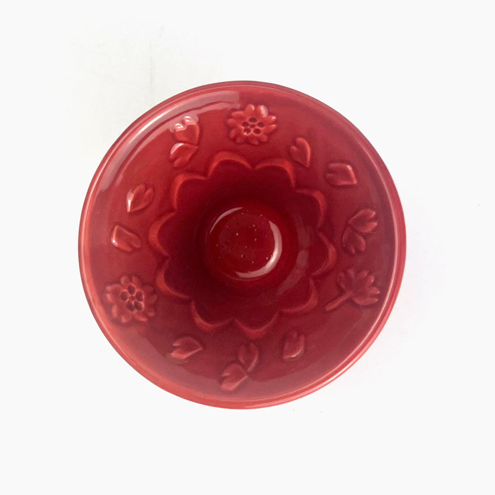 Mt. Fuji Sake Cup Red (2.5 oz) image 3
