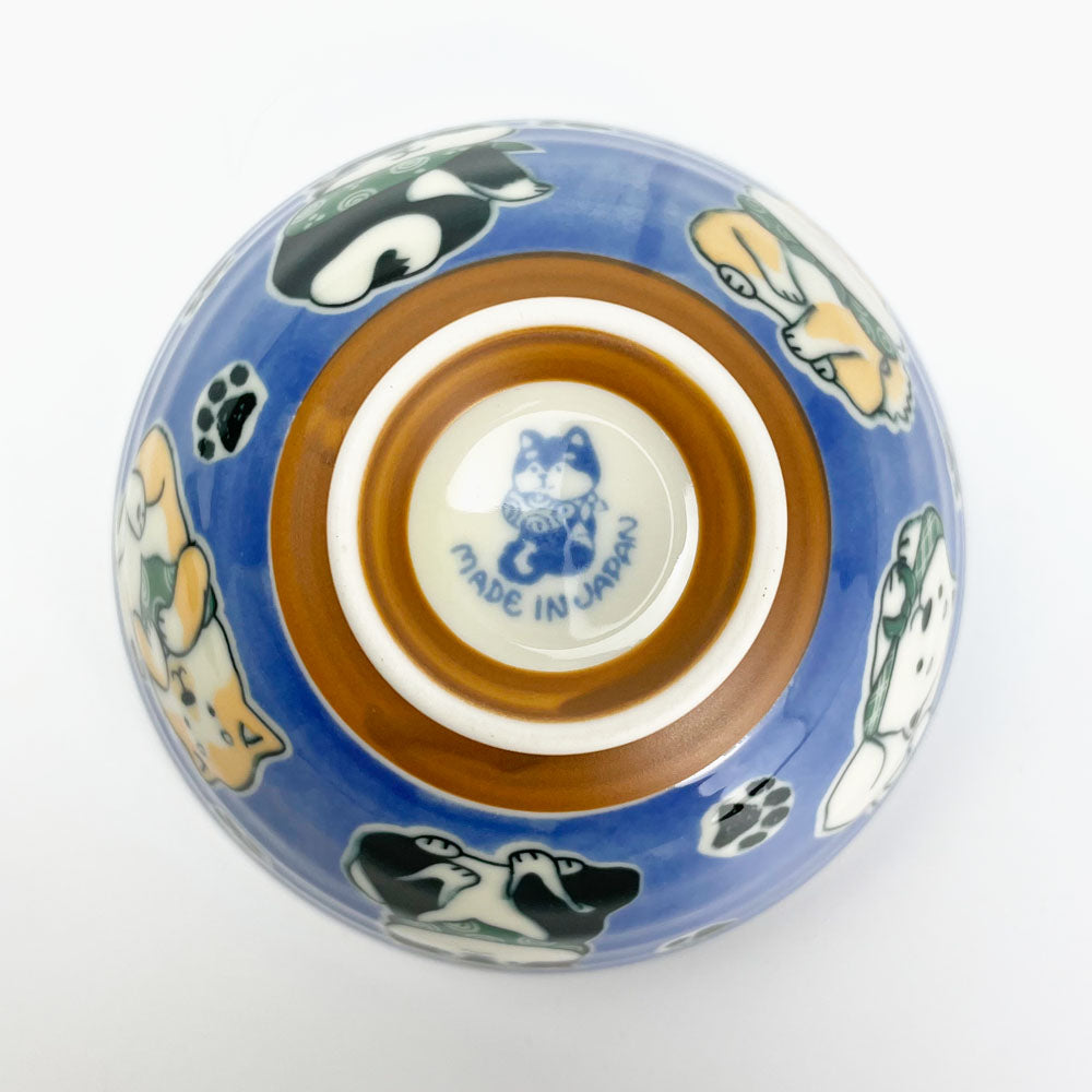 Rice Bowl Mameshiba Blue (5"D) image 2