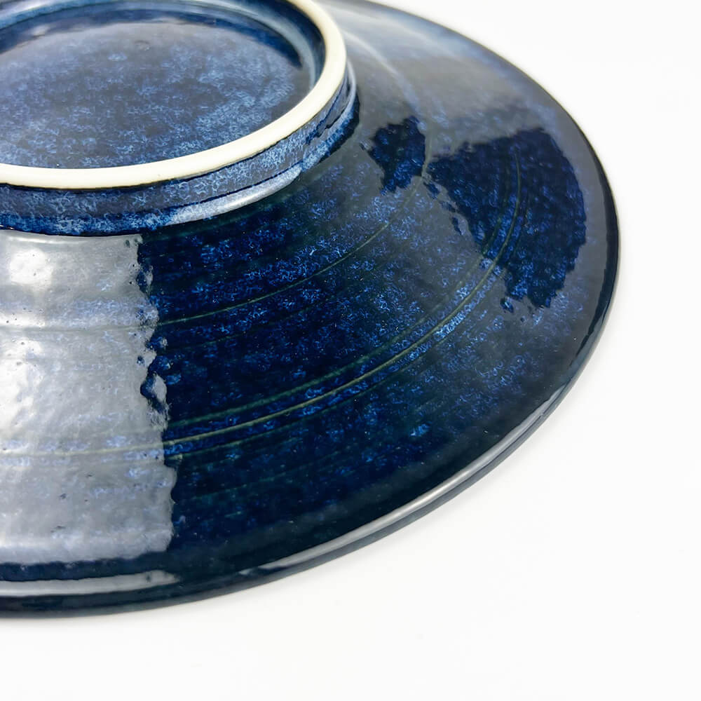 Navy Stripe Medium Plate (7.75"D) image 7